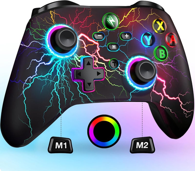 NinjaPlusOX Wireless Switch Controller, Switch Pro Controller for Nintendo Switch 1/2/Lite/OLED, Pro Controller Switch with Gyro Axis, Turbo, Dual Vibration, Screenshot - Image 1